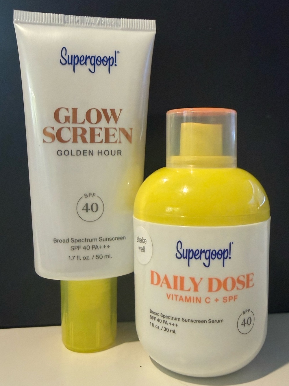 Supergoop! Glow Screen & Daily Dose bundle